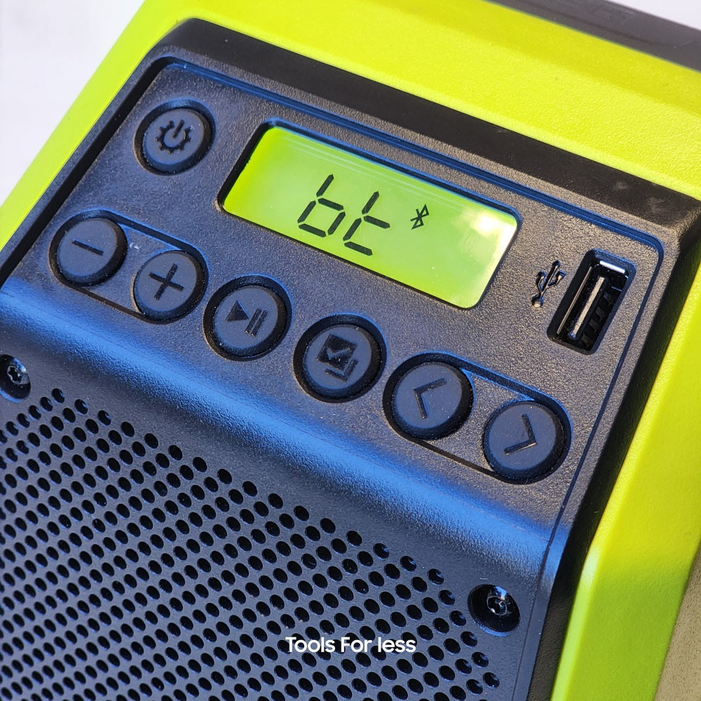 ONE + 18 V Cordless Compact Radio With Bluetooth ONE + 18 V Cordless Compact Radio With Bluetooth
